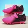 Large size football shoes men and women children broken nails tf artificial turf AG nails leather feet school game training shoes children