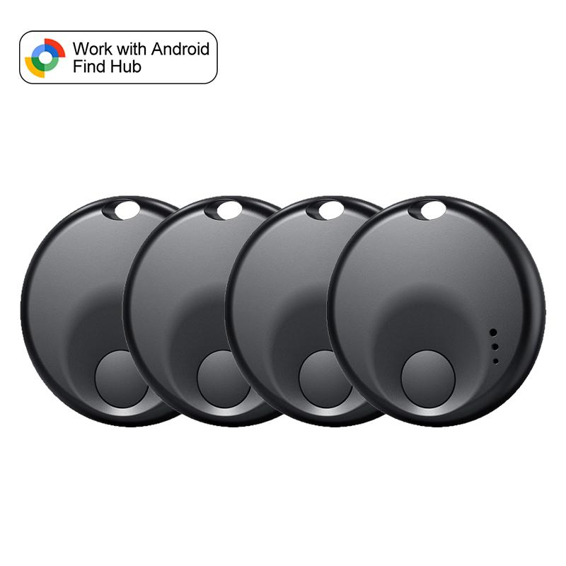 1-4 Pack Smart Location Tag Android Anti-Lost Item Finder Bluetooth Locator GPS Tracker For Pet keys Works With Google Find Hub