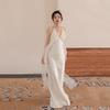 Korean Light Wedding Dress Champagne Morning Gown Dress 1011 Summer New Bridal Travel Photo Neck Sling Wedding Dress