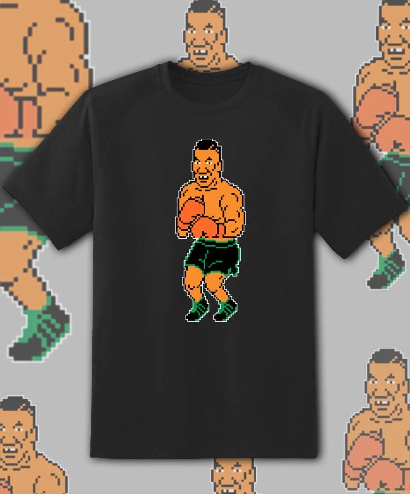 Men s and Women s T-shirts Mike Tyson 8 bit Punch Out art Retro Game shirt S
