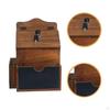 Wall Mount Mailbox Secured Postbox Multipurpose Wooden Easy To Install Deposit Drop Box Donation