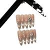 Ice-transparent Gradient Smile Cat Eye Sequins Piled with Round Diamond Moon God Favorable Detachable Wearable Armor