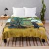 Funny Trash Truck Gift for Fans Trash Truck Netflix Throw Blanket Thermal Blanket Warm Blanket Multi-Purpose Wednesday
