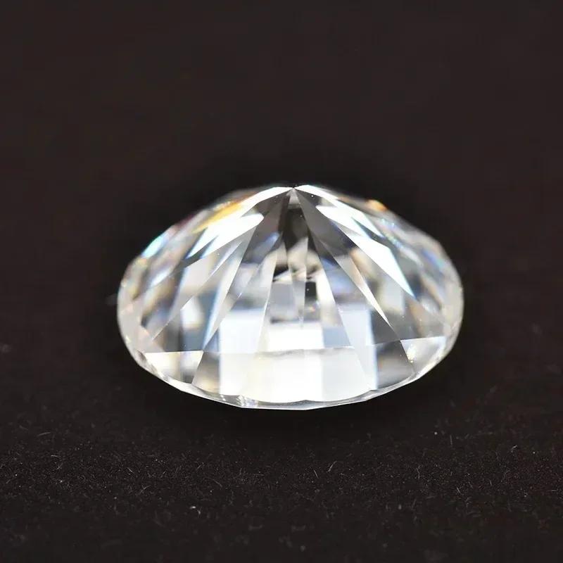 Moissanit Edelstein Oval Schliff D Farbe VVS1 Labor Synthetisch Erzeugt Hitze Diamant für DIY Schmuckherstellung Materialien mit Bericht