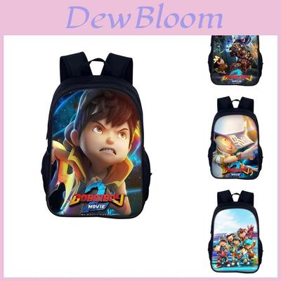 Elements Heroes Boboiboy Kids School Backpack With Durable Nylon Material For Elementary Students