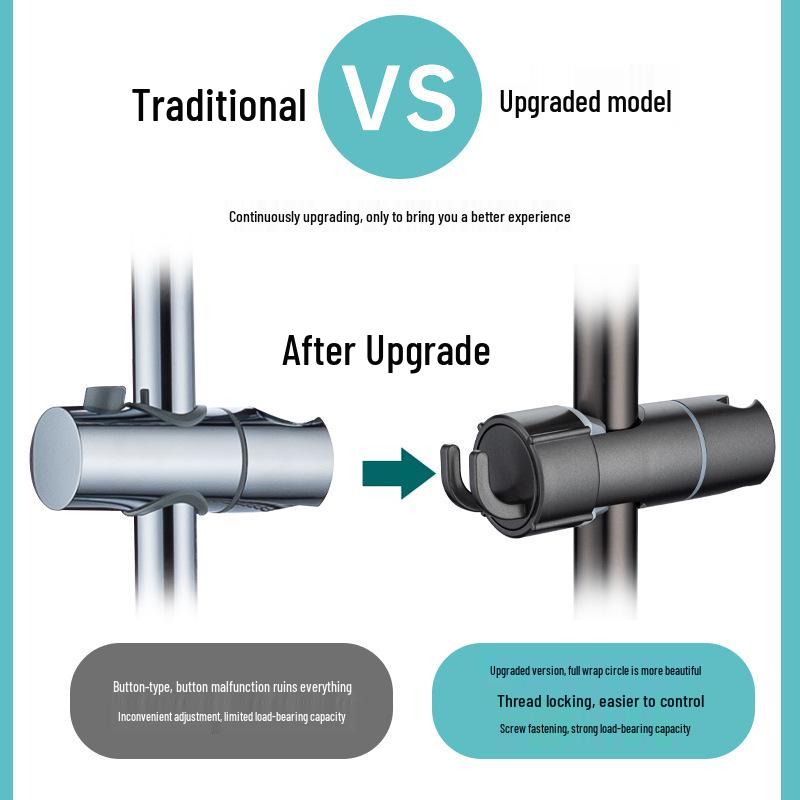 Adjustable Shower Handheld Holder: No-Drill, Universal Fit