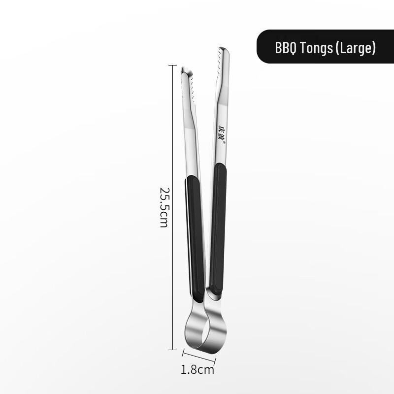 

Stainless Steel BBQ & Food Tongs Set