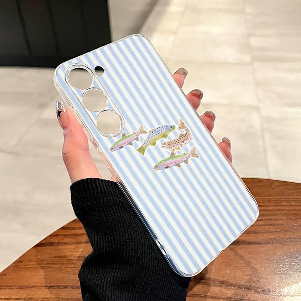 Marine Life, Crabs, Lobsters  Phone Case For SamsungA10,12,20,21S,30,31,40,50,51,52,70,71 Transparent Cover
