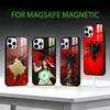 a-Albania Albanians Flag    Phone Case For iPhone17,16,15,14,13,12,11 Plus,Pro Max Magnetic For Magsafe Wireless Charging