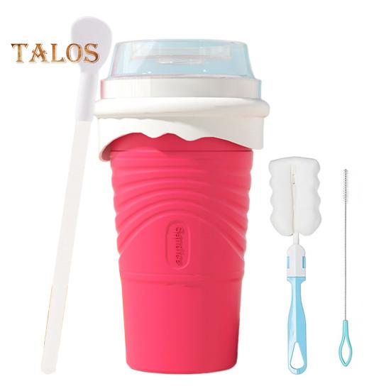 

Стаканчик для смузи с крышкой и кисточкой, портативный стаканчик для смузи, молочных соков и мороженого, инновационный прибор для приготовления молочных коктейлей B