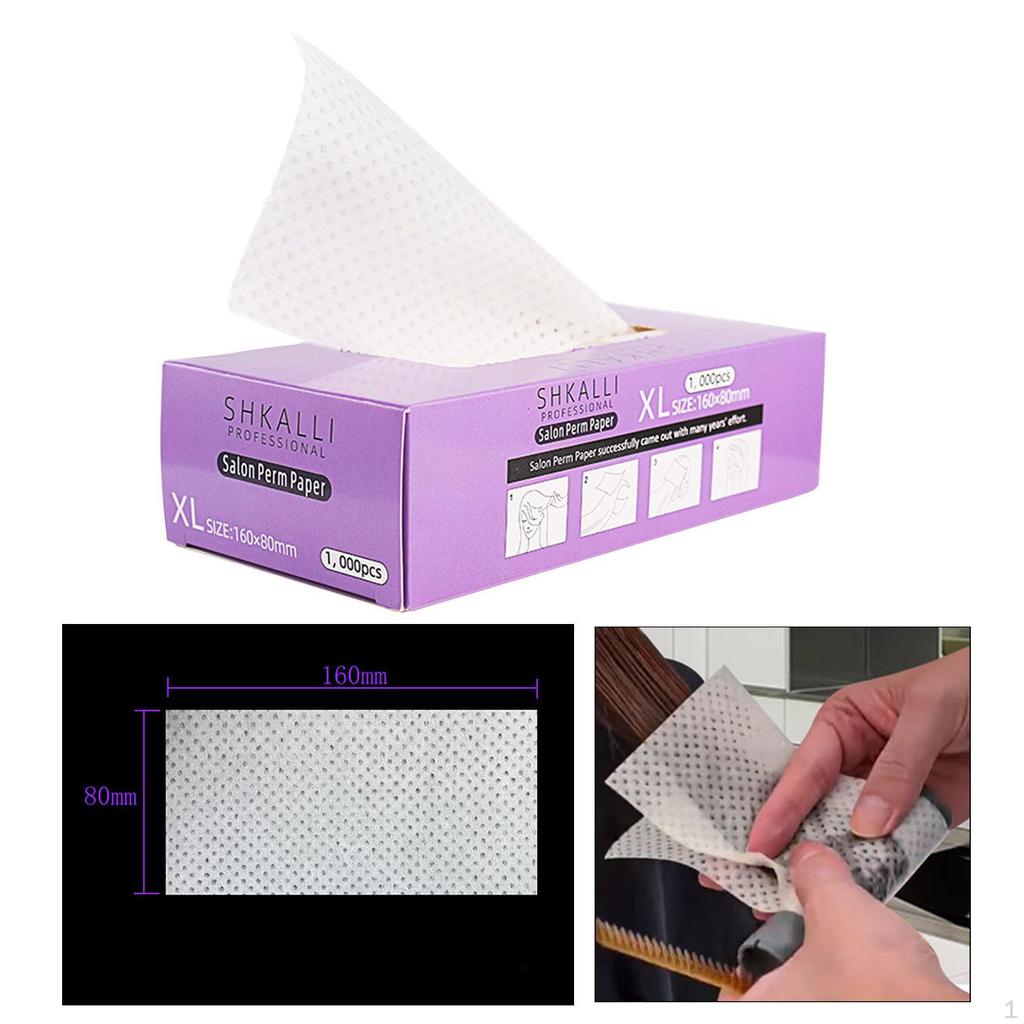 1000 Pieces Hair Perm Papers Breathable Wraps Personal Grooming Tools Easy To Use Salon Paper