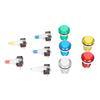 32mm Arcade Game Push Button 5 Colors LED Light Self Reset DIY Arcade Machine Button Switch for Gamepads