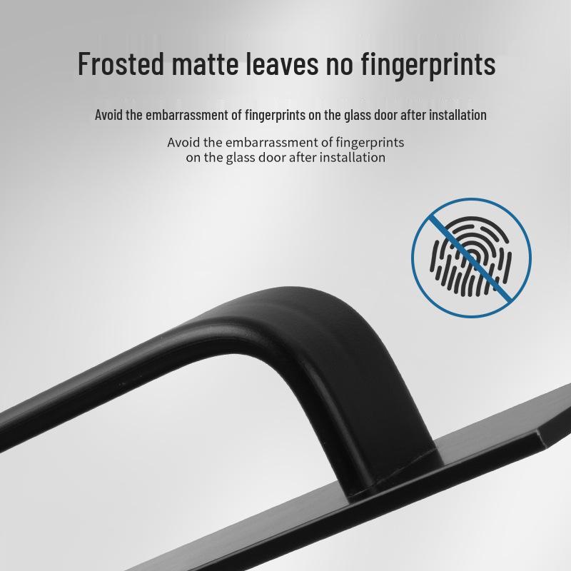 Stål Punchfri Aluminiumlegering Skyvedørhåndtak for Kjøkkenskap og Balkonger