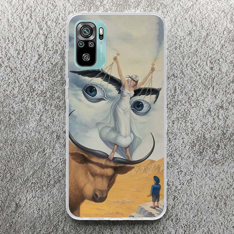 Salvador Dali Art Print Soft Case for Xiaomi Redmi Note 14 13 12S 11S Phone Shell 10 Pro Plus 11E 11T 12 11 10S 5G Cover