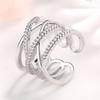 Copper Simple Classics 5A Zircon Nice Rings For Women Cassic Wedding Engagement Wedding Bands Fine Jewelry Gift