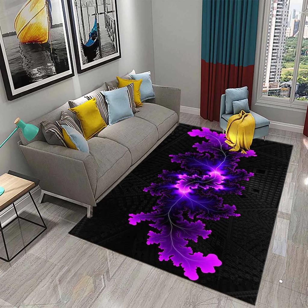 Blue Rose Rugs for Living Room Women Romantic Flower Carpet Soft Floor Mat Floral Rugs for Adults Bedroom Decorative Area Mats