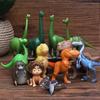 Jubee Set de 12 Dinozaurii Buni Figurină de Casă Model Mini Jucărie pentru Copii Arlo