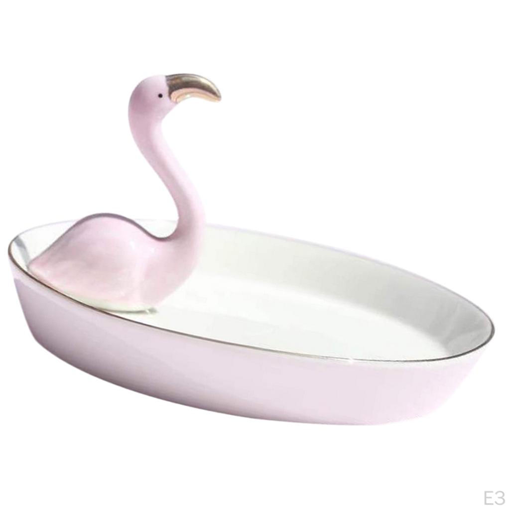 Animal Jewelry Tray Ceramic Porcelain Dish Holder Display Ring Storage Box Decoration