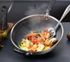 Supor Honeycomb Non-stick Stainless Steel Wok, 30/32/34cm Frying Pan