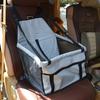 Borsa Portacani da Auto Impermeabile Cesta Amaca Pieghevole Borsa Trasportino per Animali Domestici Gatti Cani Piccoli Sicurezza Viaggio Borsa a Rete