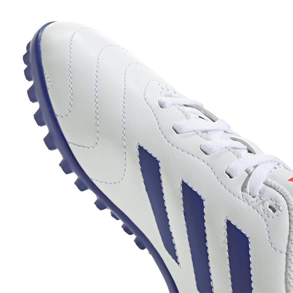 Adidas Goletto VIII TF Junior Futsal Shoes for Boys and Sizes Footwear Red Size Turf, Girls, 17-24.5cm, LUY60, White/Lucid Blue/Solar (IH8296), 24.0cm