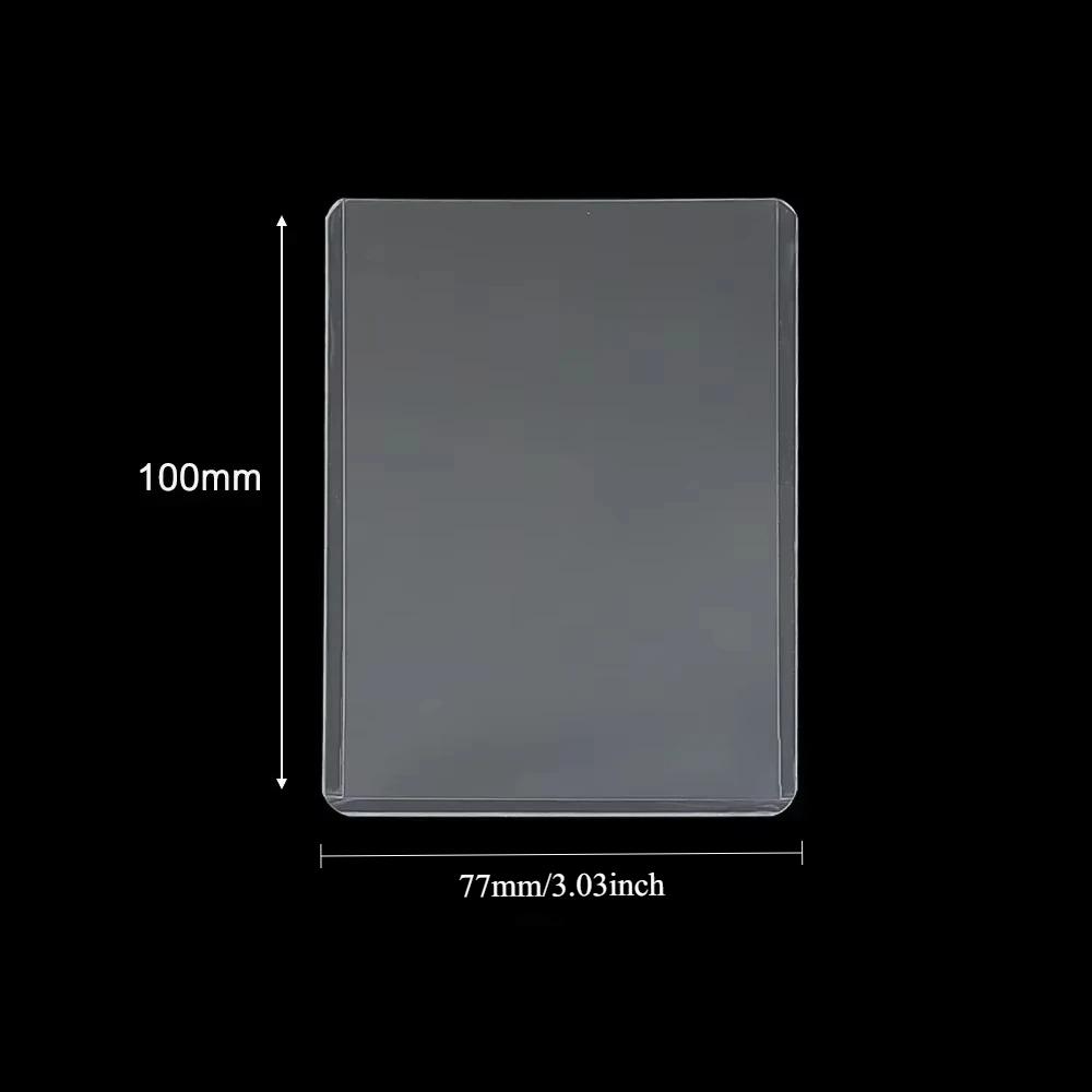 20/50 transparent card sleeves, clear card holders, transparent protective cases, idol photo game card protection cases