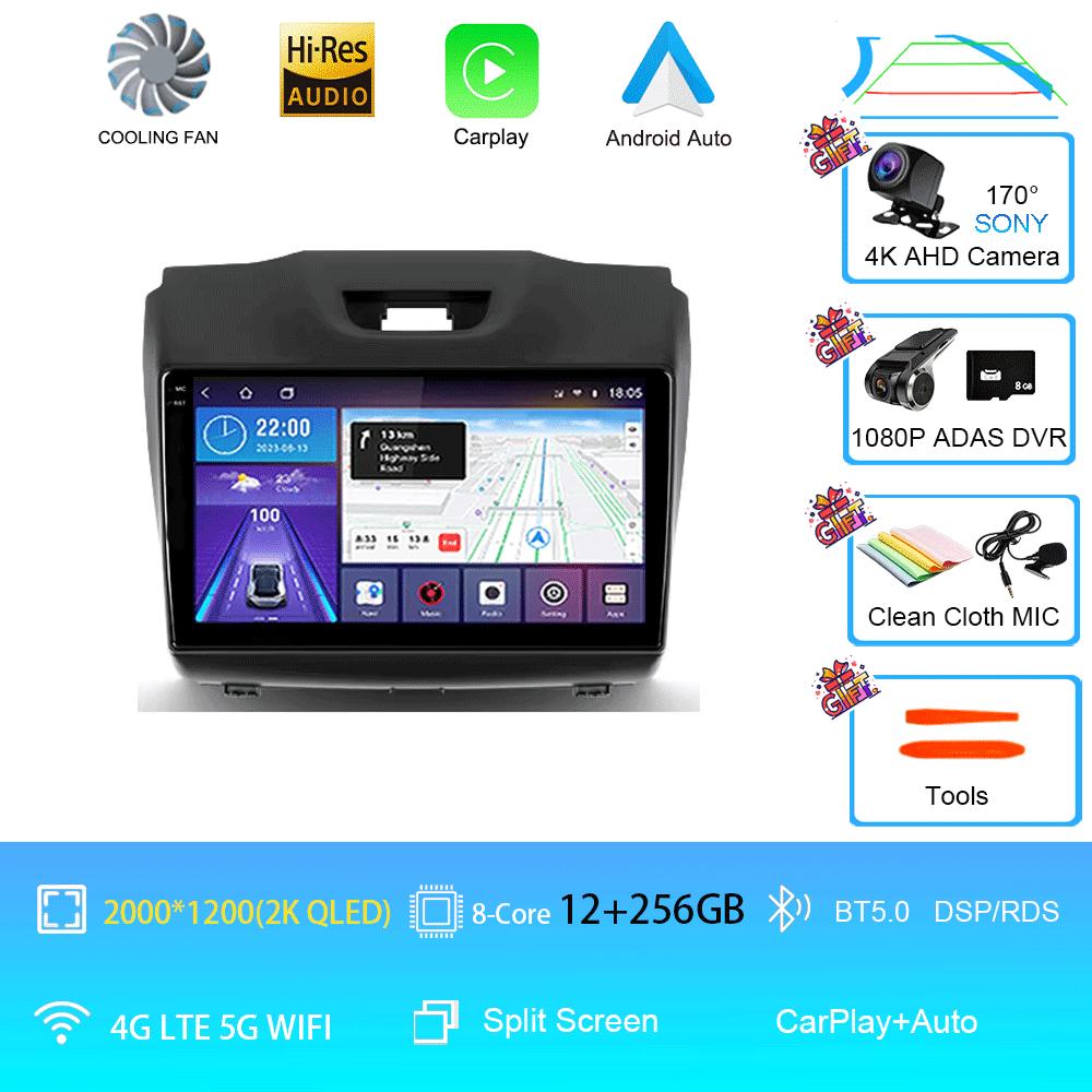 Android14 Video Player Carplay For Chevrolet Holden S10 TRAILBLAZER COLORADO ISUZU DMAX GPS Car Radio Audio Multimedia Stereo