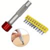 Screwdriver Multifunctional Keychain Shape Screwdrivers Bike Repair Tool 180° Hand Tools Power Tools Accessories