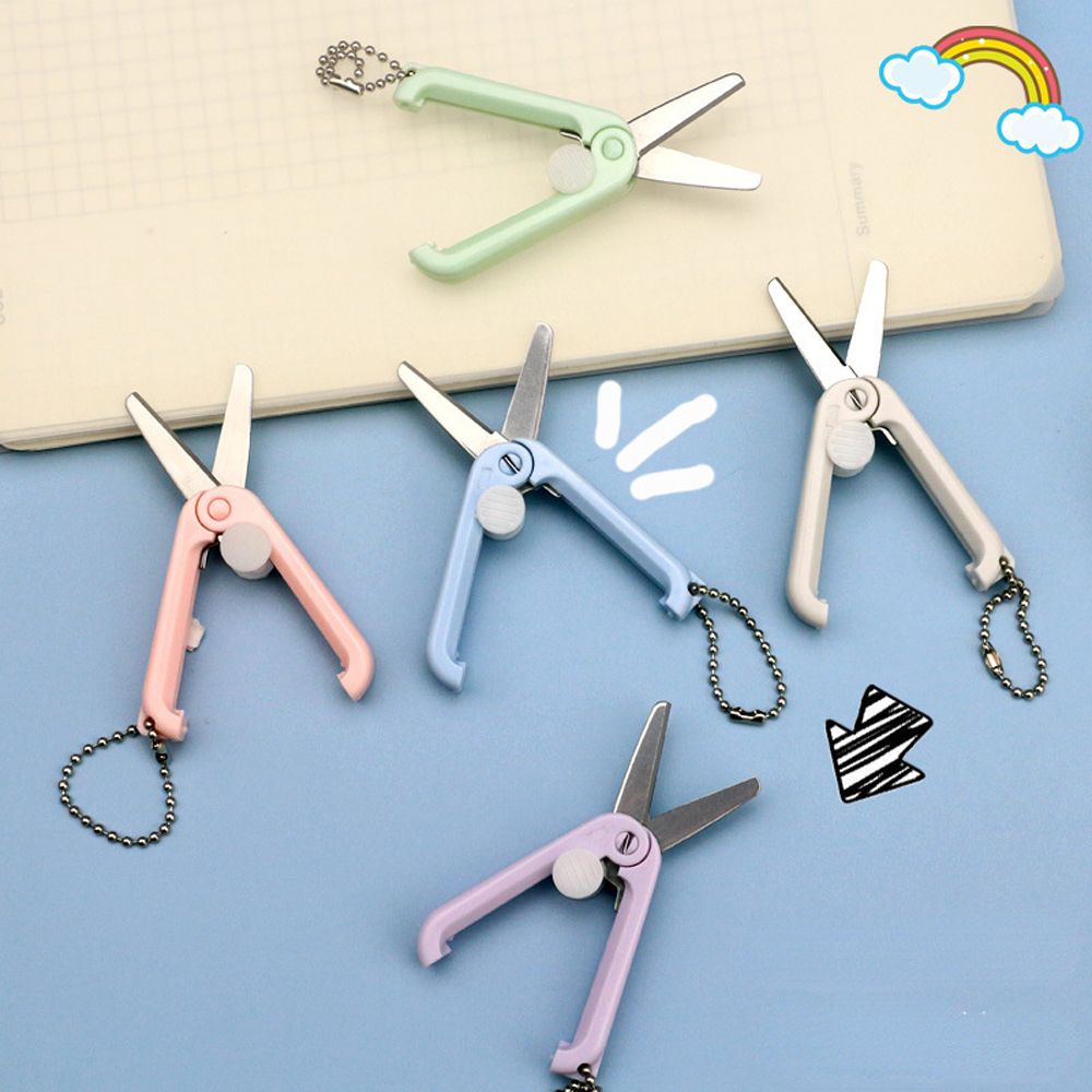 Art Tool Folding Design Cutting Tools Folding Scissors Adjustable Stainless Steel Scissors Scissors