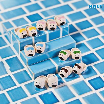 2Pcs 1:12 OB11 Big Nose Dog Shoe Doll Classic Shoes Suit For Ob11 1/12 Bjd Detachable Doll Gsc DOD YMY Doll Accessories