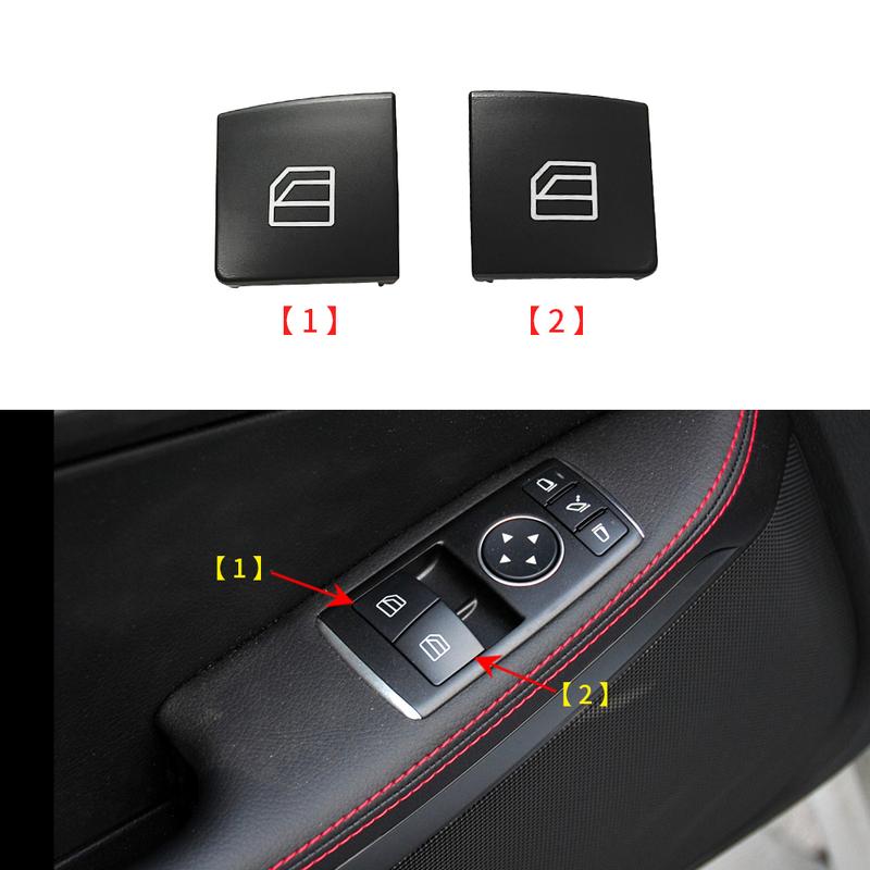 For Mercedes W172 W231 Class Car Electric Power Master Window Switch Button Cover Cap For Benz SLK200 SLK300 Sl 350 SL400 SL500