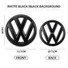 VW 2PCS Car Front Grille Badge Trunk Emblem Sticker For VW Volkswagen Golf 6 golf6 2009-2013 MK6 NC3
