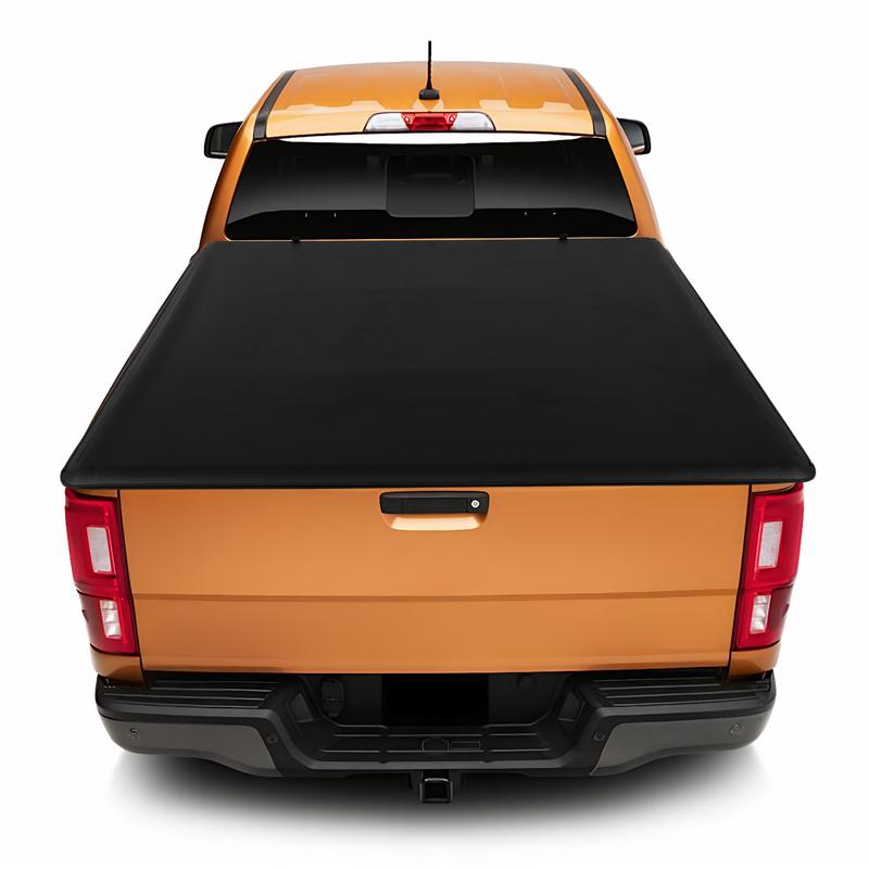 For Ford Ranger 5 Ft Pull-Lock-Go Tonneau Cover Multi-Purpose Soft Rear Trunk Pickup Wear Resist for Truck Modified Rear Trunk