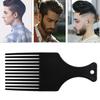 Wide Teeth Brush Pick Comb Fork Hairbrush Insert Hair Pick Comb Plastic Combs For Curly Afro Hair Styling Tools For Women Men