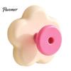 Safety Cabinet Hook Flower Shape Suction Cup Hook, No-Drill Plastic Style Handles, Rotatable Knob Adjustable Buckle for Kitchen Bathroom Lanyard