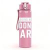 1PC Breaking News I Dont Care 750ml Color Plastic Sports Water Bottle Leakproof Flip Straw Lid Suitable for Sports Office Home Use