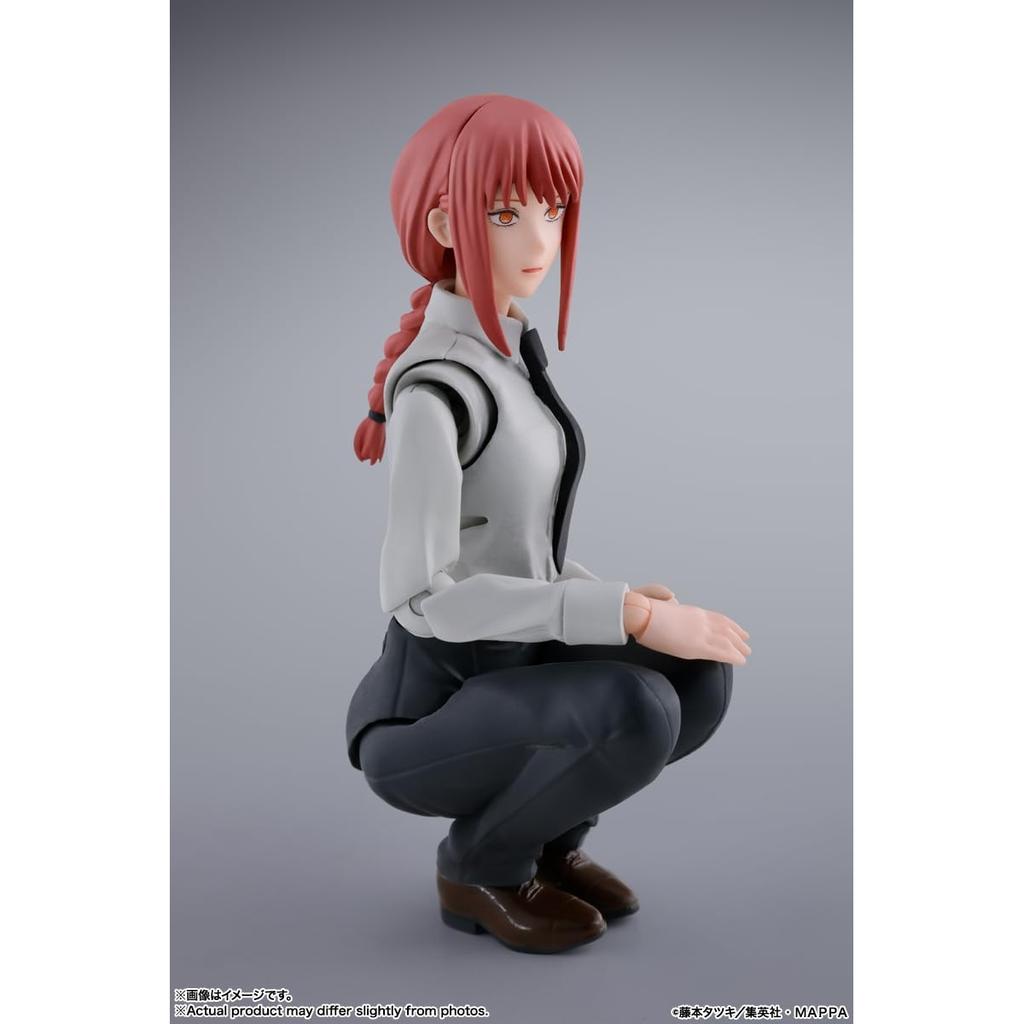 TAMASHII NATIONS S.H.Figuarts Chainsaw Man Makima 140mm PVC & ABS Action Figure with Cloth Accents