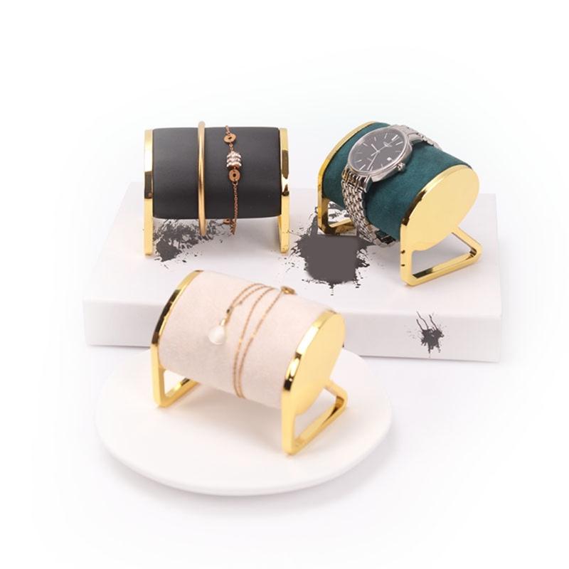 Multifuntional Metal Bracelet Display Stand Watch Display Holder Watch Stand Bracelet Organizers Metal Texture for Watch