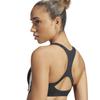 Adidas Women's Adizero Run Medium Support Sports Bra, KWI18, Black (JD9214), Size 3L-CD (C-D Cup)