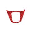 Red Carbon Fiber Gear Shifter Frame Cover Trim For Honda CR-V CRV 2007-2011