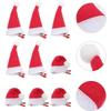 Cute Sweet Christmas Hat Hairpin Santa Claus Cap Hairclip Mini Bright Hat Metal Barrettes Festival Beautify Appearance Hair Clip
