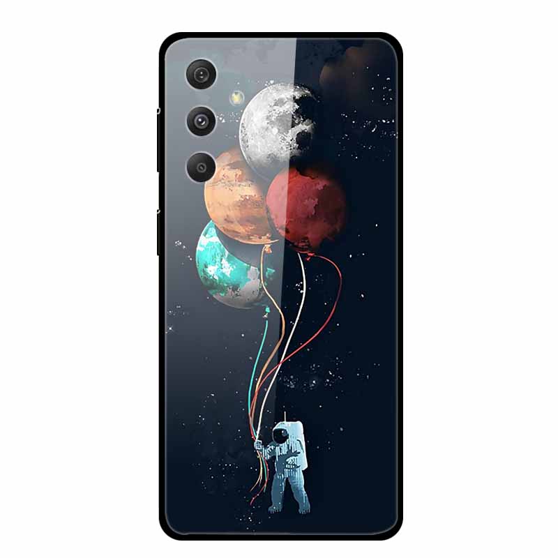 For Samsung Galaxy S25 Plus Case Hard Back Cover Tempered Glass Case For Samsung S25 Plus M55 A16 5G Phone Case Soft TPU Bumper