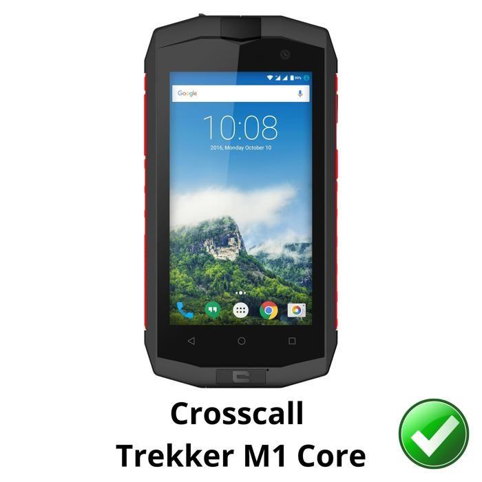 Displayschutzfolie - Phonillico - Crosscall Trekker M1 Core - 2er-Pack - Kratzfest - Ultradünn