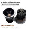 LED Anti-Glare Recessed Deep Cup Spotlight for Home and Bedroom