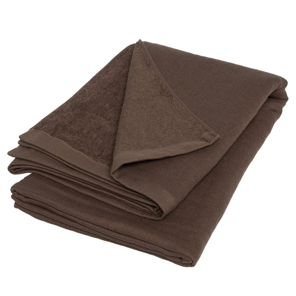 Bloom Gauze Large Bath Single Senshu Cotton Japanese-Made Towel, Towel, Size, Speed-Dry, Towel, Quick-Drying, Lightweight, Thin, 100% (Brown)