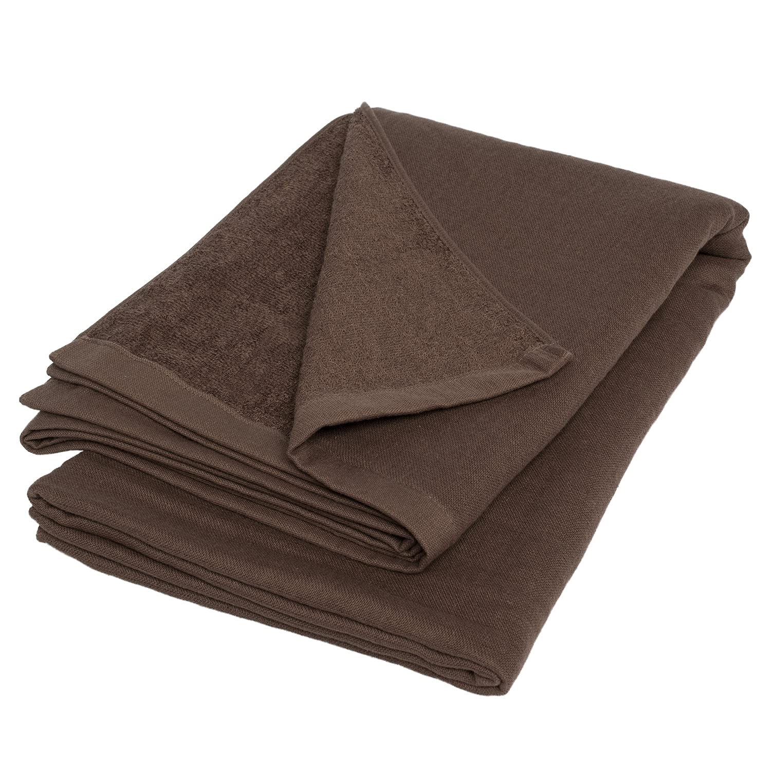 

Bloom Gauze Large Bath Single Senshu Cotton Japanese-Made Towel, Towel, Size, Speed-Dry, Towel, Quick-Drying, Lightweight, Thin, 100% (Brown)