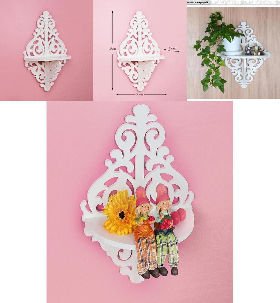 Modern Wall Hanging Storage Shelf With Durable Pvc For Living Room Use