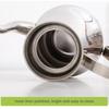 Stainless Steel Tea Kettle with Strainer, Home Hotel Heating Kettle for Brewing Tea, Induction Cooker Teapot, 1.5L/2.0L