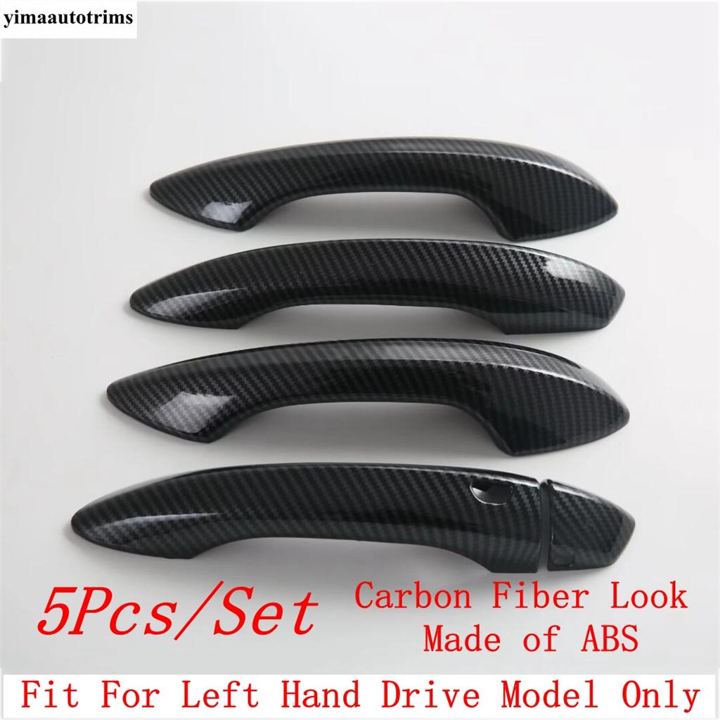 

Car Outer Door Handle Bowl Frame Decoration Protection Cover Trim ABS Carbon Fiber Accessories Exterior Kit For MG 4 2026 2027 Door Handle