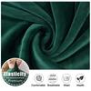 Velvet Low Back Chair Cover Elastic Solid Color Bar Stool Seat Cover All-inclusive Anti-slip Swivel Chair Cover